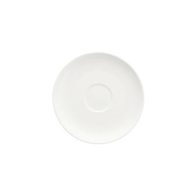Fortessa FFD-MC-814 4 1/2" Round Modern Coupe Espresso Saucer - China, White