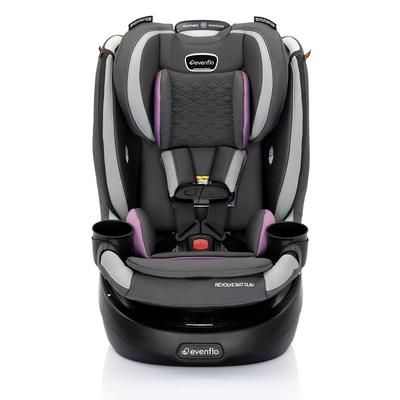 Evenflo Revolve360 Slim 2-in-1 Rotational Convertible Car Seat with Quick Clean Cover - Sutton Purpl
