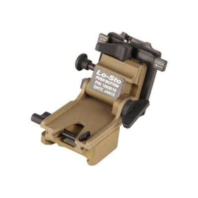 Norotos LoSto Helmet Mount Push Button PVS-15/18/21/31 Coyote Brown One Size 1960010CB-2