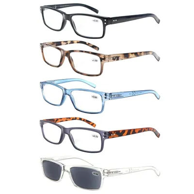 Reading Glasses for Men Women Square Design Frame Hign Quality Readers Eyeglasses Spring Hinge Sunglasses Reading +1.0~+4.0