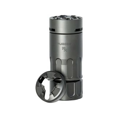 Rugged Suppressors Rx Blast Diverter/Muzzle Brake w/Muzzle Caps Ultra-Hard Black Nitride RX001