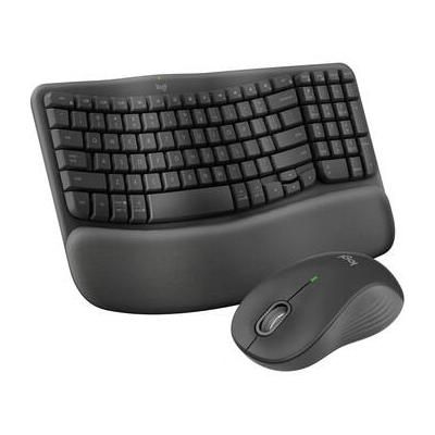 Logitech Wave Keys MK670 Wireless Keyboard and Mouse Combo (Graphite) 920-012059