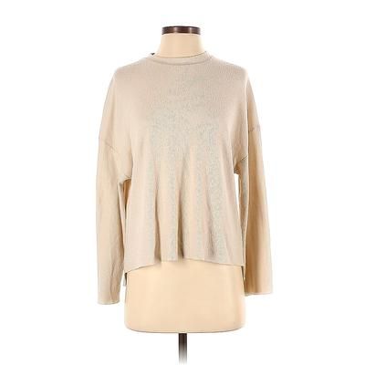 Topshop Pullover Sweater: Ivory Tops - Women's Size 4