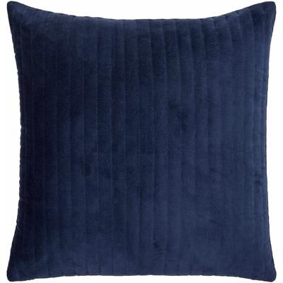 Rania 20" Square Modern Cotton Navy Throw Pillow - Boutique Rugs