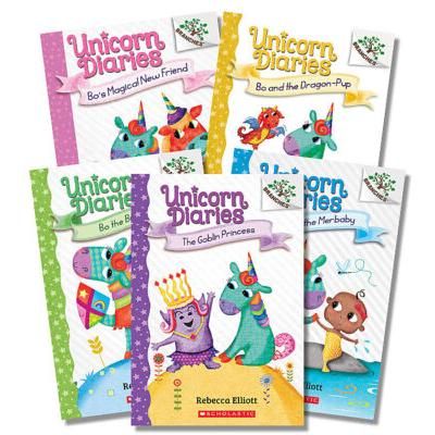Unicorn Diaries Collection 1-8 (paperback) - by Rebecca Elliott