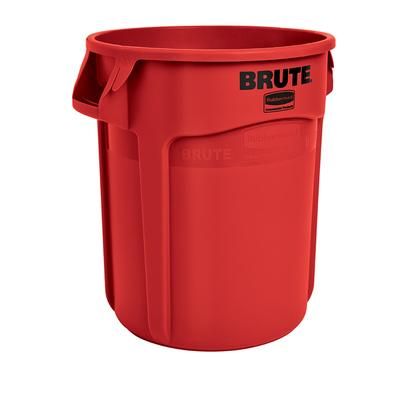 Rubbermaid FG262000RED 20 gallon Brute Trash Can - Plastic, Round