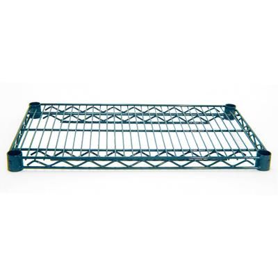 Advance Tabco EG-2124 Epoxy Coated Wire Shelf - 24"W x 21"D, NSF, Green