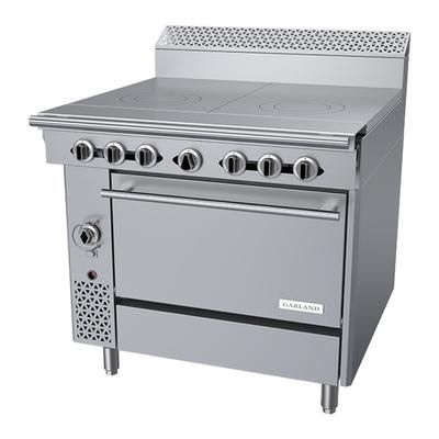Garland C36-10C NG 36" Commercial Gas Range w/ 2 Hot Tops & Convection Oven, Natural Gas, Stainless Steel, Gas Type: NG