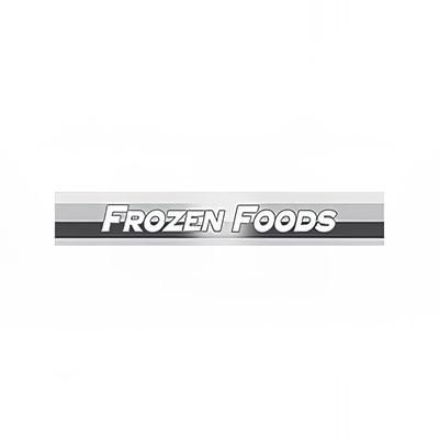 True 883663 Frozen Foods Sign for GDM49F, Black | True Refrigeration