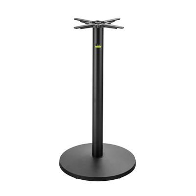 Flat Tech CT3014 40 3/4" Bar Height Table Base for 26" Square & 30" Round Table Tops, Cast Iron, Black
