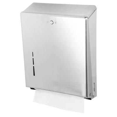 San Jamar T1900SS Wall Mount Paper Towel Dispenser for C Fold or Multifold, Stainless, Silver