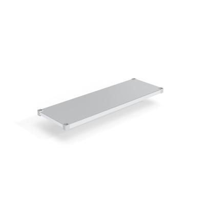 New Age 1854SB Aluminum Solid Shelf - 54"W x 18"D, Silver