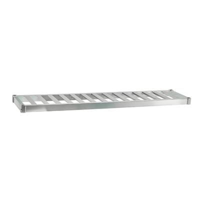 New Age 94274 Keg Shelf w/ 4 Keg Capacity, 80" x 18" x 3", Holds 4 Kegs, Reinforced Aluminum, Silver