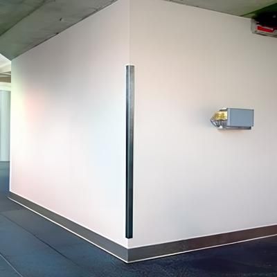 New Age 97876 72"L Corner Guard, Aluminum, Silver