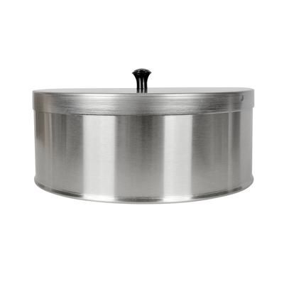 Lakeside 09559 9 3/4" Round Dish Dispenser Tube Cover, Stainless Steel