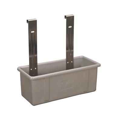 Lakeside 208 Silver/Flatware Box w/ Hanger Straps, Polyethylene, Gray