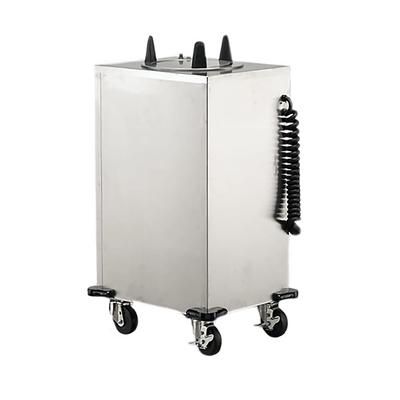 Lakeside 6110 22 1/2" Heated Mobile Dish Dispenser w/ (1) Column - Stainless, 208v/1ph, Silver