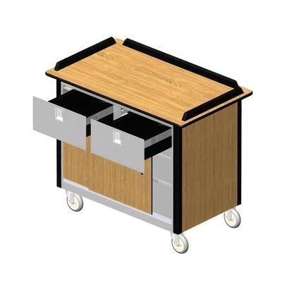 Lakeside 690-40 RBLU Food Cart w/ Drawers, 44 1/2"L x 24 1/2"W x 37 3/4"H, Royal Blue