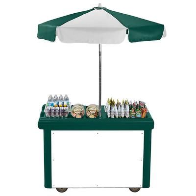 Cambro CVC55519 Food Cart w/ Cover & Cutting Board, 55 3/16"L x 31 1/4"W x 93 1/2"H, Green