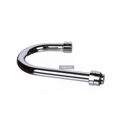 Advance Tabco K-175SP Replacement Gooseneck Spout for K 175, K 180 Faucets, 4 1/2" Reach, Chrome