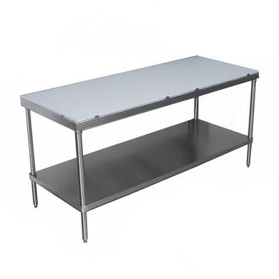 Advance Tabco SPT-305 60" Poly Top Work Table w/ 5/8" Top, Stainless Steel Base, 30"D