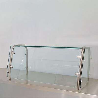 Advance Tabco STFC-12-60 Cafeteria Style Food Shield - 60"L x 20"H, Glass, Clear