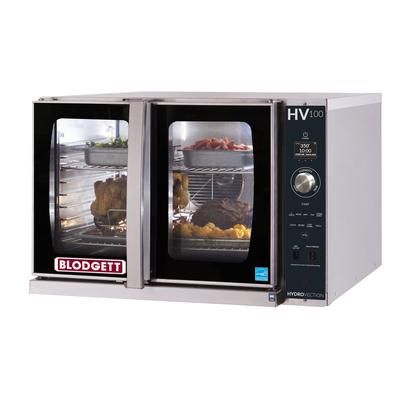 Blodgett HV-100EBASE 240/3 HydroVection Single Full Size Electric Commercial Convection Oven - 15kW, 240v/3ph, Stainless Steel
