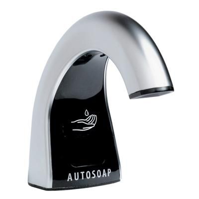 Bobrick B-826.18 Touch Free Counter Mount Automatic Soap Dispenser Starter Kit, Chrome, 27-54 Ounce, Silver