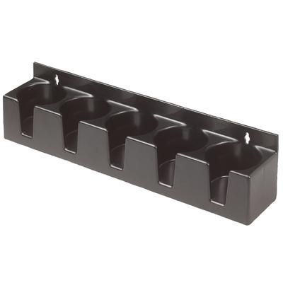 Advance Tabco KS-2K Plastic Speed Rail, 24 in, Keyhole Install, Black