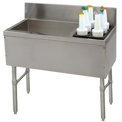 Advance Tabco PRC-19-42L 42" Prestige Cocktail Station w/ 89 lb Ice Bin, Stainless Steel
