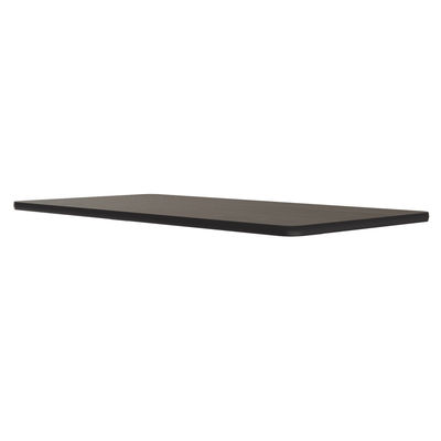 Correll CT3060-01-09 Cafe Breakroom Table Top, 1 1/4" High Pressure, 30 x 60", Walnut, Brown, 1.25 in