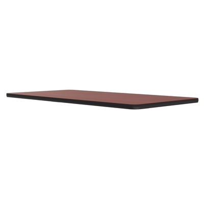 Correll CT3060-21-09 Cafe Breakroom Table Top, 1 1/4" High Pressure, 30 x 60", Cherry, Red, 1.25 in