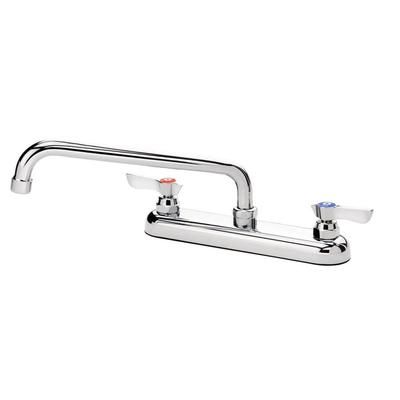 Krowne 13-810L Deck Mount Faucet - 10" Swing Spout, 8" Centers