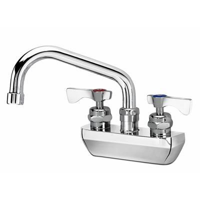 Krowne 14-406L-L-E4 Wall Mount Faucet w/ 6" Swing Spout & Lever Handles - 4" Centers, 1.5 GPM