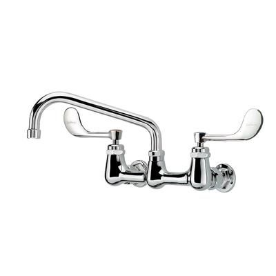 Krowne 14-808L-W-E5 Wall Mount Faucet w/ 8" Swing Spout & VR Wrist Action Handles - 8" Centers, 1.8 GPM