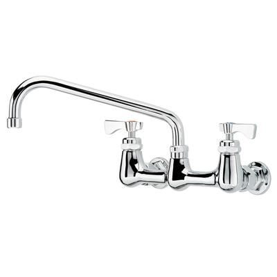 Krowne 14-810L Splash Mount Faucet - 10" Swing Spout, 8" Centers