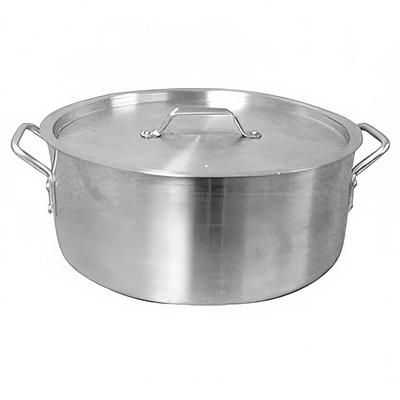 Thunder Group ALSKBP004 20 qt Aluminum Braising Pot, Silver