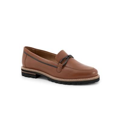 Women's Fiora Loafer by Trotters in Luggage (Size 7 M)