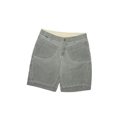 Kuhl Khaki Shorts: Gray Solid Bottoms - Kids Girl's Size 6