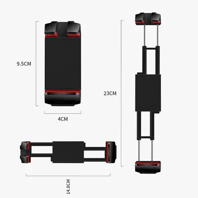 Fibbia adattatore elastica multifunzionale per treppiede con base fissa per trasmissione mobile con