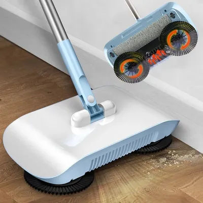 Casa scopa Robot aspirapolvere Mop pavimento spazzatrice da cucina Mop spinta a mano macchina