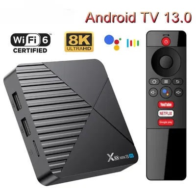 X88 MINI 13 ATV Smart TV Box RK3528 Android 13.0 2.4G /5G Dual Wifi6 HD 8K Video Decoding Media Player 4GB 64GB Set Top Box