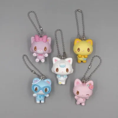 Sanrio Characters Gacha Capsule Japan Anime Mewkledreamy Cute Cats Kitty Dolls Gachapon Toys Boys Girls Gifts