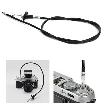 Camera Manual Shutter Shutter Release Control Cable 40cm/70cm/100cm Mechanical Locking Shutter Line