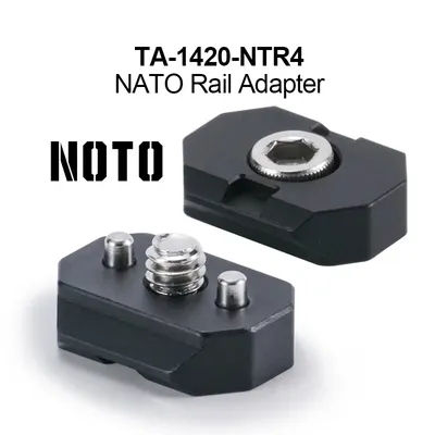 TILTA NATO Rails Adapter Accessories TA-1420-NTR4 1/4"-20 Mounting Screw to NATO Rail Adapter