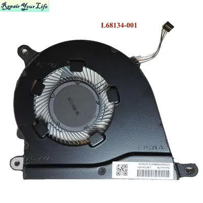 L68134-001 CPU Cooling Fan For HP Pavilion 15-DY 14-DQ TPN-Q221 ND75C07-19A18 L68133 ND55C41-19A19 Notebook PC Cooler Radiator
