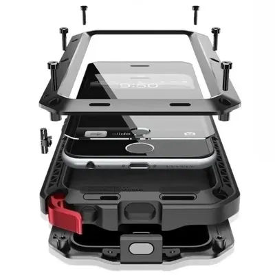 Case For Samsung S25 S24 S23 Ultra Plus Note 20 Ultra Case Heavy Duty Protection Doom Armor Metal
