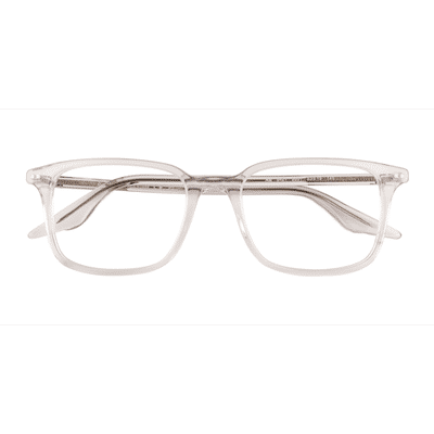 Unisex s rectangle Clear Acetate Prescription eyeglasses - Eyebuydirect s Ray-Ban RB5421