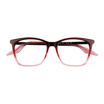 Female s horn Red Gradient Pink Acetate Prescription eyeglasses - Eyebuydirect s Ray-Ban RB5422