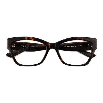 Unisex s horn Dark Tortoise Acetate Prescription eyeglasses - Eyebuydirect s Vogue Eyewear VO5523